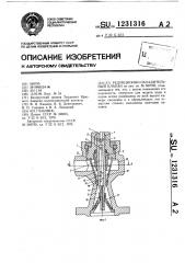 Редукционно-охладительный клапан (патент 1231316)