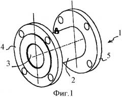 Врезной измерительный прибор, способ изготовления измерительной трубы для него и применение врезного измерительного прибора (патент 2370734)