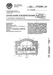 Проходная газовая печь (патент 1770701)