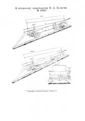 Вагонетка для наклонных путей с автоматическим тормозным приспособлением (патент 27025)