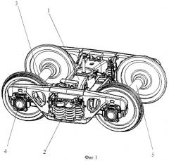 Тележка железнодорожного вагона, боковая рама и надрессорная балка тележки железнодорожного вагона (патент 2373091)