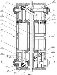 Аксиально-поршневой двигатель (патент 2305195)