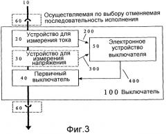 Выключатель со встроенным датчиком тока и/или напряжения (патент 2321916)