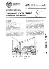 Коник лесозаготовительной машины (патент 1318451)