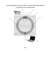 Способ измерения углов наклона объектов с помощью магнитной жидкости (патент 2584094)