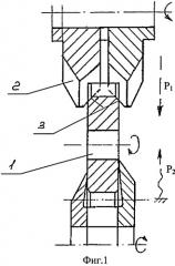 Способ снятия заусенцев и фасок на торцах зубьев цилиндрических зубчатых колес больших типоразмеров на универсальных токарно-карусельных станках (патент 2410209)