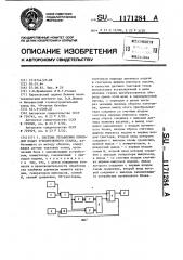 Система управления приводом подач зубофрезерного станка (патент 1171284)