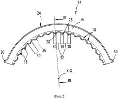 Зубчатый сегмент зубчатого хомута и соответствующий зубчатый хомут (патент 2449200)