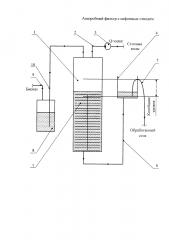 Анаэробный фильтр с сифонным отводом (патент 2631079)