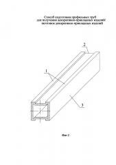 Способ подготовки профильных труб для получения декоративно-прикладных изделий/заготовок декоративно-прикладных изделий (патент 2668167)