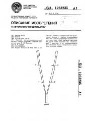 Пинцет (патент 1263235)