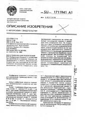 Устройство для развлечений (патент 1711941)