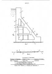 Бетонная гравитационная плотина (патент 885419)