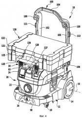 Уборочный аппарат с установочной площадкой для размещения контейнера (патент 2529097)