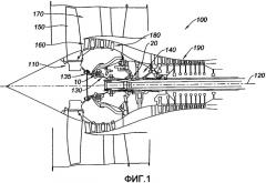 Узел подшипника вращающегося вала и турбореактивный двигатель, оборудованный указанным узлом (патент 2418208)