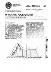 Устройство для намыва грунтового сооружения (патент 1244238)