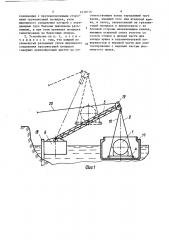 Устройство для перегрузки тяжеловесных грузов между судном и берегом (патент 1631015)
