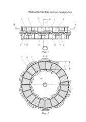 Магнитоэлектрический генератор (патент 2581338)
