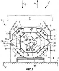 Четырехбойковый прессовый штамп и ковочный пресс (патент 2600153)