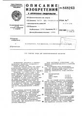 Рабочая среда для электроэрозионнойобработки (патент 848243)