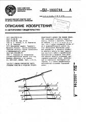 Способ разработки свиты угольных пластов в пределах предохранительного целика под водным объектом (патент 1033744)