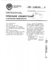 Состав для смачивания угольной пыли (патент 1168735)