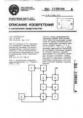 Способ автоматического управления режимом энергосистемы (патент 1159104)