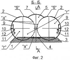 Секция подземного пешеходного перехода (патент 2493327)