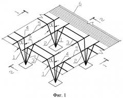 Металлический каркас одноэтажного многопролетного здания (патент 2498025)