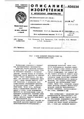 Способ холодной прокатки полос наодноклетьевом ctahe (патент 850234)