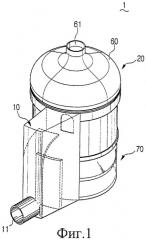 Мультициклонное устройство и содержащий его пылесос (патент 2308866)