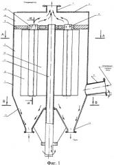 Саморегенерирующийся фильтр-циклон для очистки газов от пыли непрерывного действия (патент 2361649)
