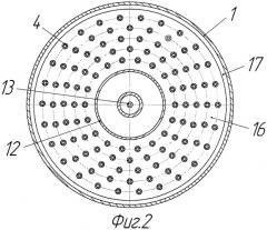 Биореактор вытеснения с мембранным устройством подвода газового питания (патент 2446205)