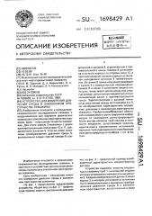 Устройство для измерения давления среды в заколонном пространстве скважины (патент 1698429)