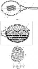 Теннисная ракетка (патент 2394620)