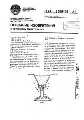 Водовыпуск поливного трубопровода (патент 1595403)