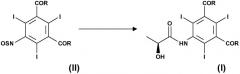 Способ получения трийодированных карбоксильных ароматических производных (патент 2512358)