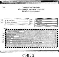 Шаблон электронной формы (патент 2413987)