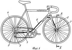 Bелосипед с автоматическим переключением передач (патент 2392167)