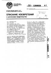 Форсунка для распыливания жидкости (патент 1260028)