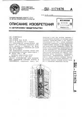 Устройство для измерения давления горных пород в скважинах (патент 1171676)