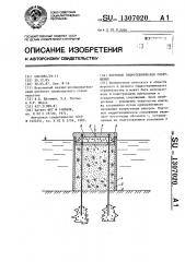 Портовое гидротехническое сооружение (патент 1307020)