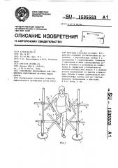 Устройство кокочашвили для тренировки спортсменов игровых видов спорта (патент 1535553)