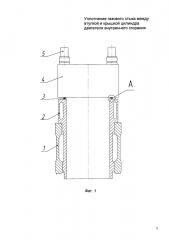 Уплотнение газового стыка между втулкой и крышкой цилиндра двигателя внутреннего сгорания (патент 2624782)
