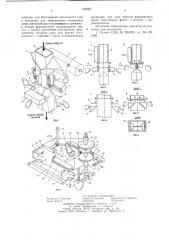 Устройство для изготовления пакетов с плоским дном из ленточного термосклеивающегося материала (патент 655597)