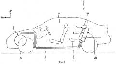 Охлаждающая структура для высоковольтных электрических частей транспортного средства (патент 2496658)