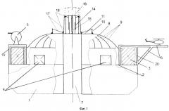 Морская технологическая платформа (патент 2530921)