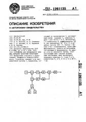 Устройство для оптимального приема сигналов частотной телеграфии (патент 1261135)