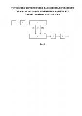 Устройство формирования фазоманипулированного сигнала с плавным изменением фазы между элементарными импульсами (патент 2631899)