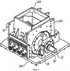 Система измельчения шин и отделения провода (патент 2382677)
